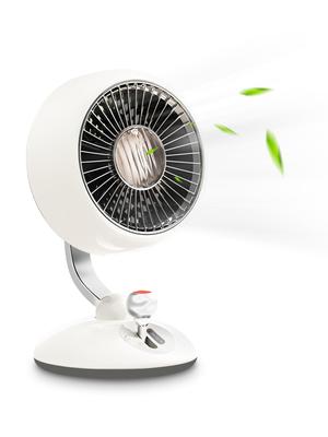 Ventilador de Mesa USB Compacto com Design Novo 2025 e LED Alto 3 Ajustável Silencioso Temporizador Mini Automático Elegante Ideal para e Uso de Escritório para Prevenir Insolação