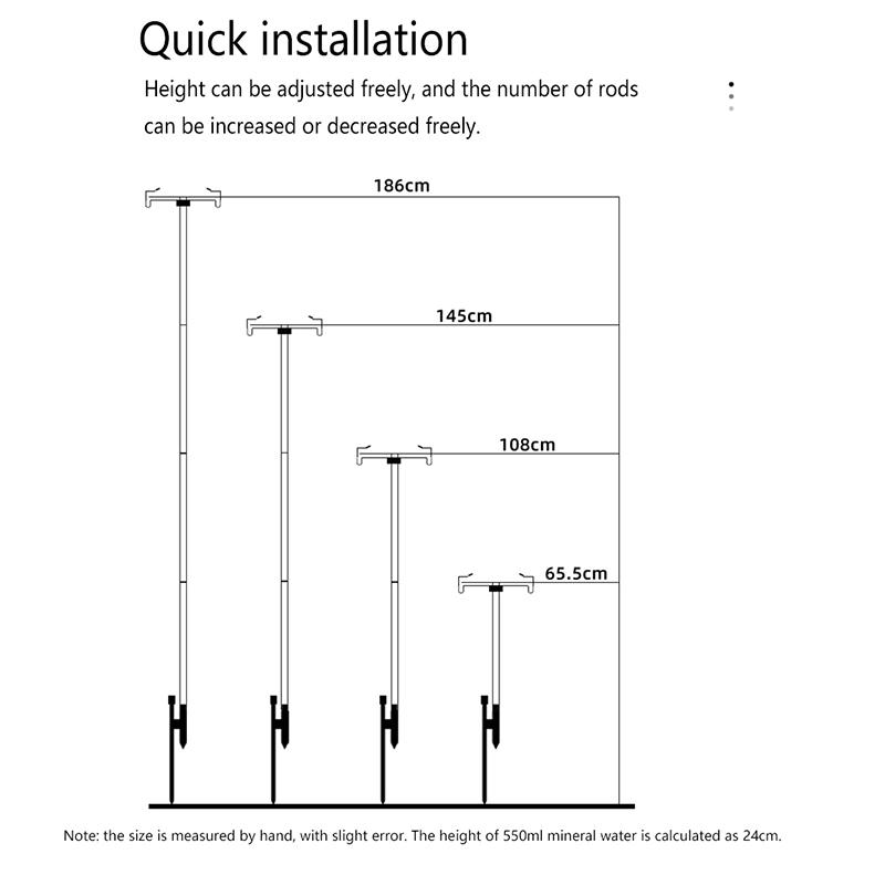 Camping Lantern Stand Detachable Lantern Hangers Portable Light Holder Telescopic Lighting Brackets Lamp Stand