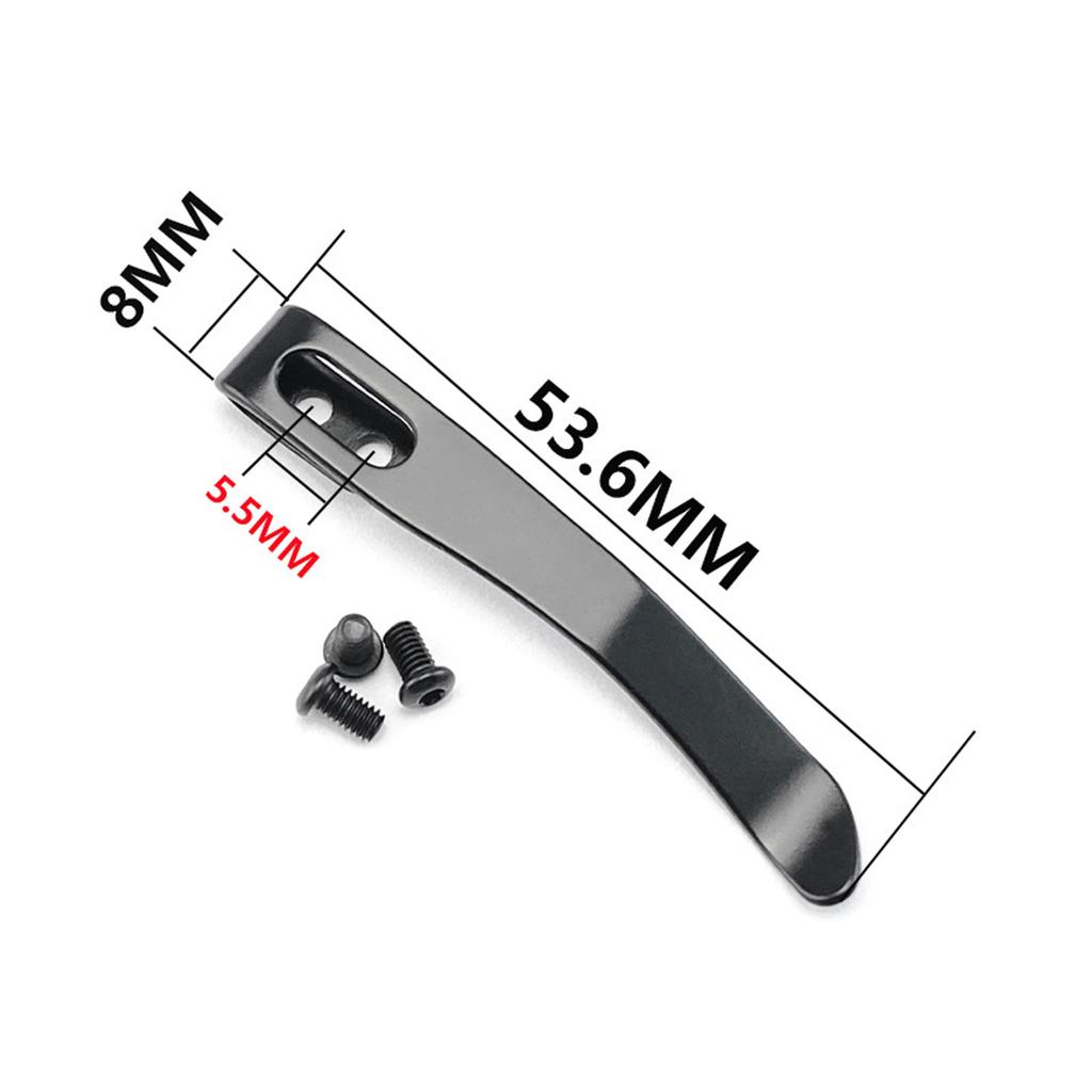 Rustproof 420 Grade Metal Pockets Clip Cutter Clip Accessories For Secure Cutter Mounting And Convenient Everyday Carry