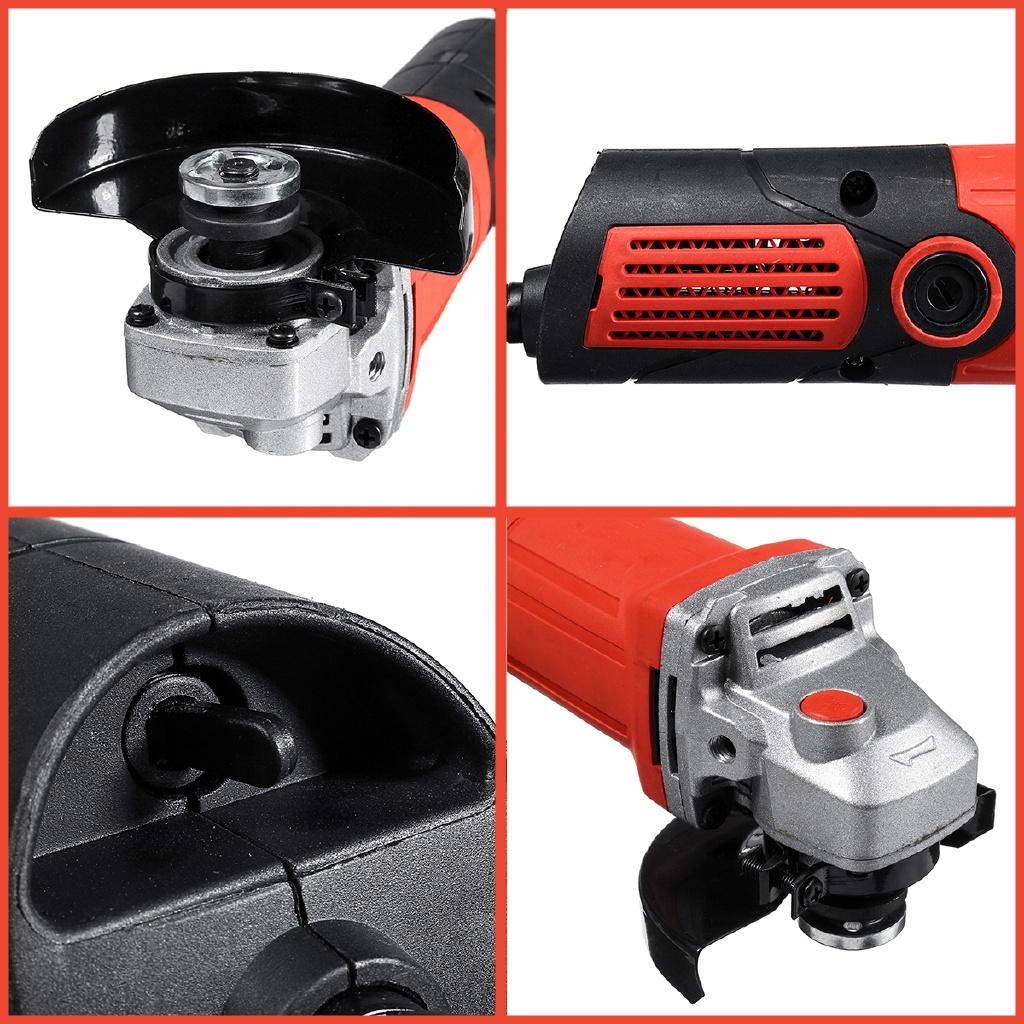 220-240V Peaks Angle Grinder 11000r/min Electric Grinder Polishing Polisher Grinding Machine Cutting Woodworking 1600W