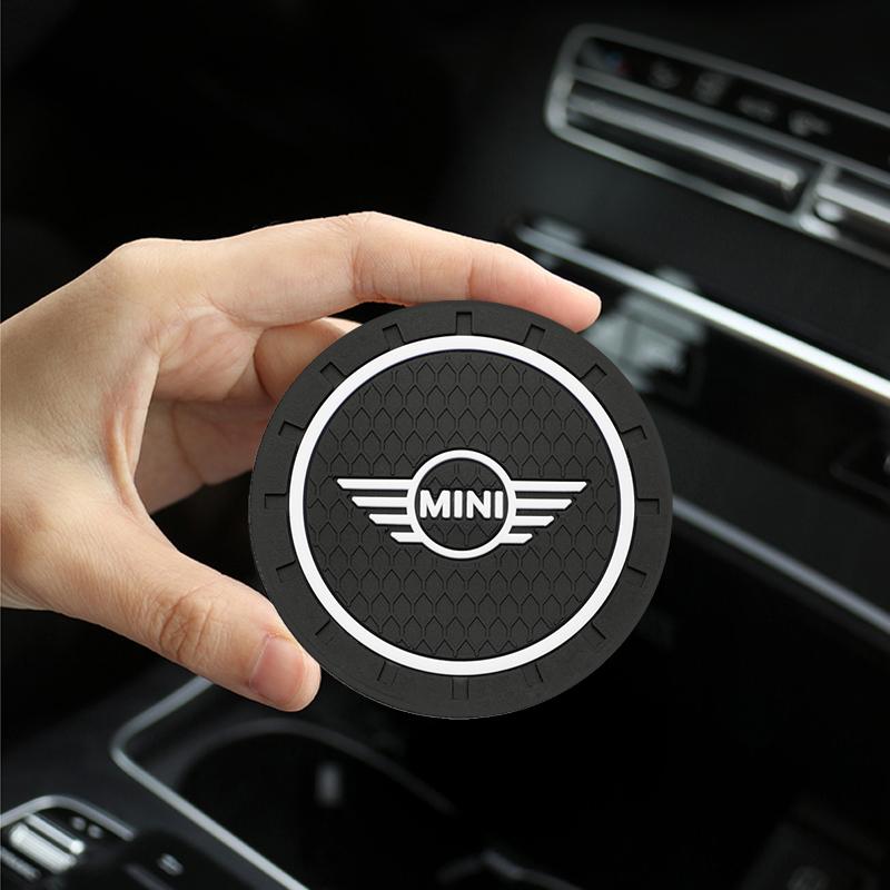 Car Accessories Coaster Silica Gel Anti-Skid Pad Car Interior Decoration Suitable For Mini Cooper Countryman clubman BMW F54 F56
