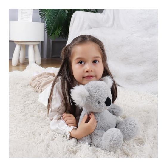 Apricot Lamb Classic Koala Plush Toy, Soft and Cute, Fluffy Classic Koala, Suitable for Boys and Girls 25cm