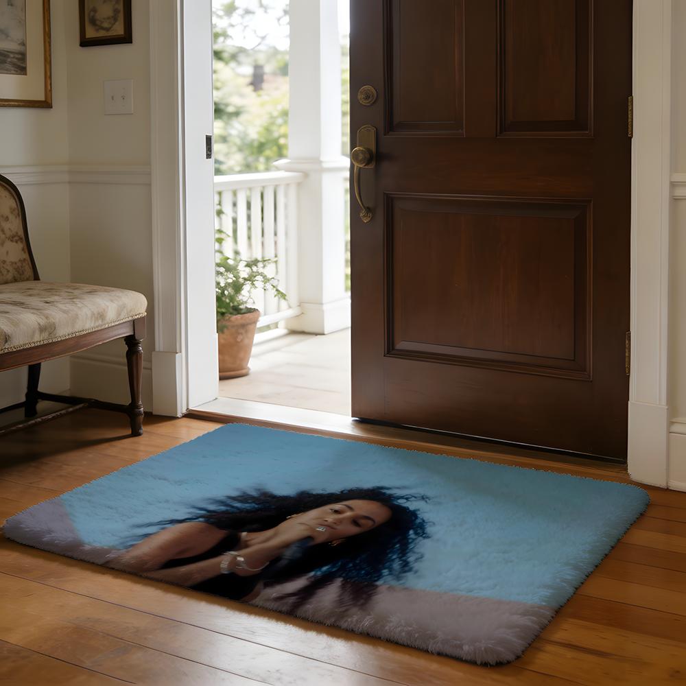 Floor Mat Soft Flannel Rug Non Slip Absorbent Mat for Bathroom Bedroom Home Decor Singer O Olivia Dean