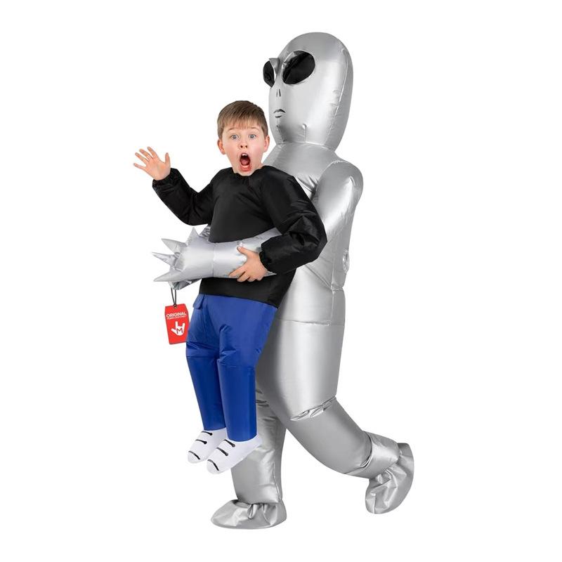 Alien Inflatable Costume for Kids & Adults - Funny Dress-up for Halloween & Easter