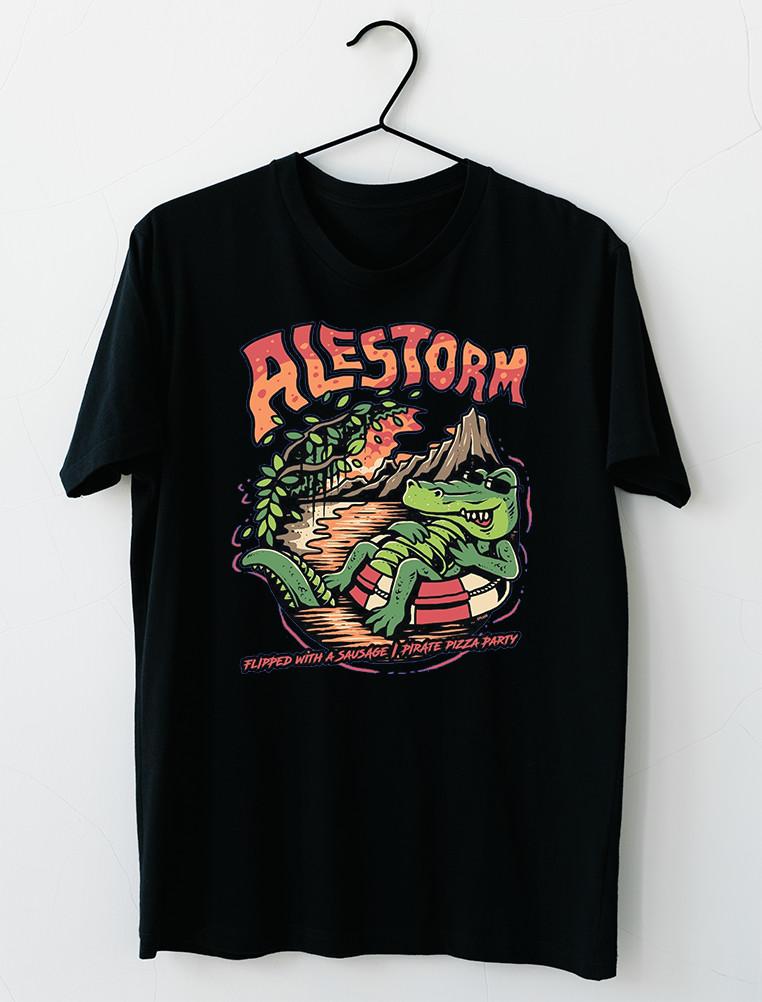 Alestorm Flipped With A Sausage T-shirt S M L XL 2XL 3XL XXXL
