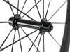 Superteam Carbon Bicycle Wheels, Front 60mm, Rear 88mm, Clincher Road Wheels, 700C (Transparent Black)