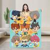Coperta Anime Axel Blaze Inazuma Eleven Morbida Tendenza Street Peluche Coperta Plaid Per Ragazzo Ragazza Camera da Letto Flanella Copriletto Copri Letto