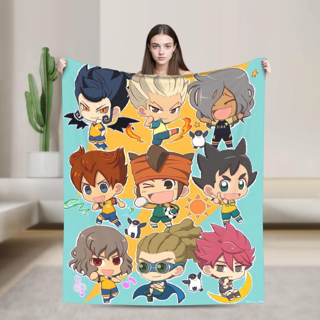 Coperta Anime Axel Blaze Inazuma Eleven Morbida Tendenza Street Peluche Coperta Plaid Per Ragazzo Ragazza Camera da Letto Flanella Copriletto Copri Letto