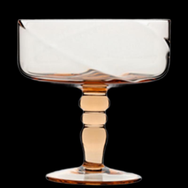 Vintage Petal High-Foot Wine Glass