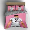 Footballer with jersey. Bedding sets Duvet cover sets Duvet covers Pillowcases(1 * Duvet Cover 2 * Pillowcases, without duvet insert)