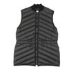 Used 9212 Crude Cell Quilted Gilet 3H0156DA 7865 34 Logo Silicone Drawcord Unused Serie Patch Black Women's from Japan