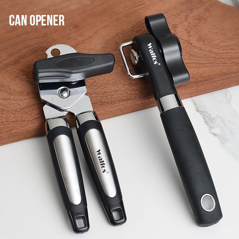 

Консервный нож WALFOS, портативный прочный консервный нож из нержавеющей стали, удобная ручка, острое лезвие, гладкий край, кухонные инструменты