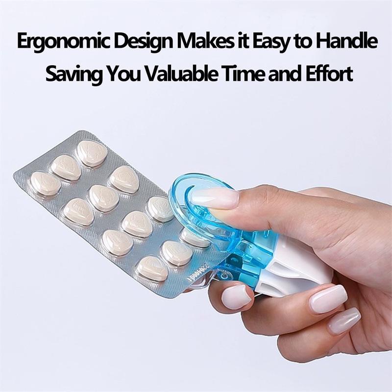 Portable Pill Organizer with Splitting and Dispensing Functions