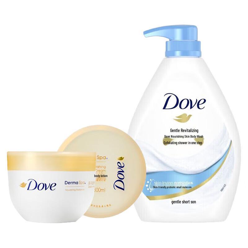 Набор Dove Питательный лосьон для тела и гель для душа