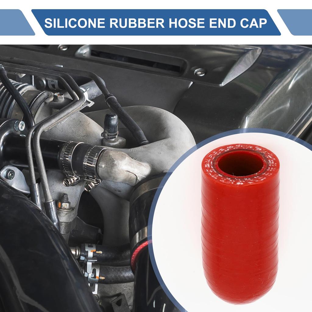 X AUTOHAUX Silicone Cap, Silicone Hose Cap, Radiator Hose, Cooling,
