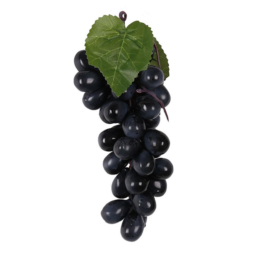 

1 Pcs Decoration Grapes Bunch Wine Grapes Artificial Fruit Artificial Vegetables Simulated Fruit Props Accessories чёрный