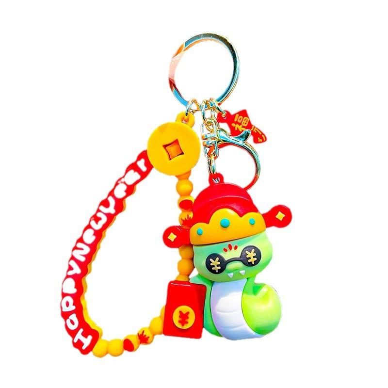 Unique Silicone Snake Year Keychain Featuring Festive Designs For Occasions Celebrating