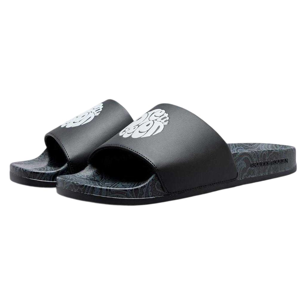 Pretty Green Mens Paisley Sliders