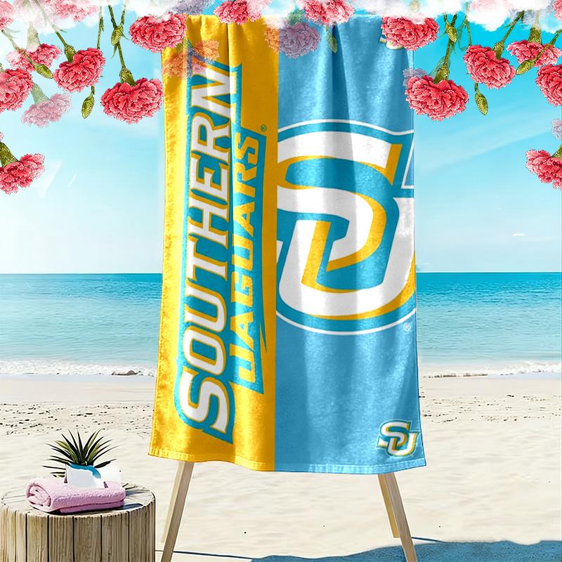 Southern Jaguars Print Beach Towel, Large Soft Quick Dry Towel for Beach Camping Swimming