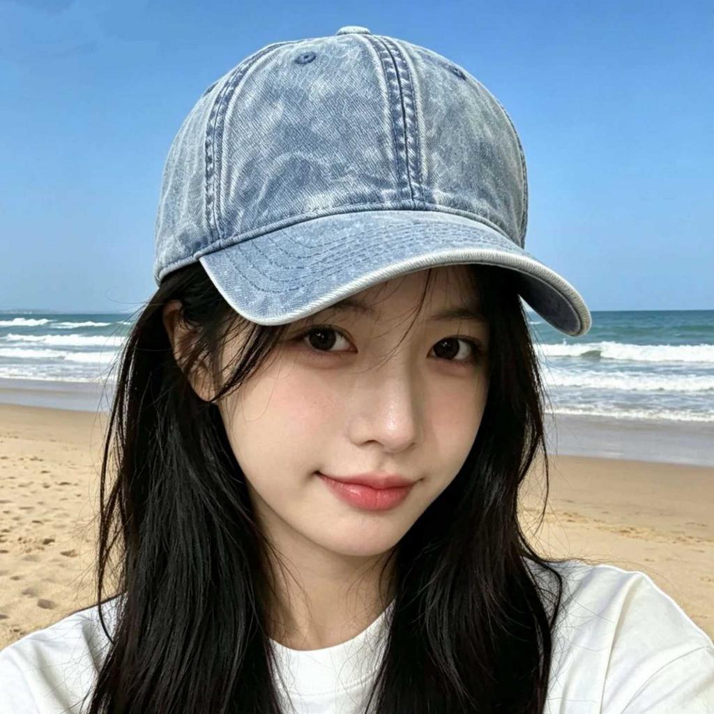 European and American new spring and autumn men's and women's washed sunshade baseball caps, adult old sunscreen sun caps