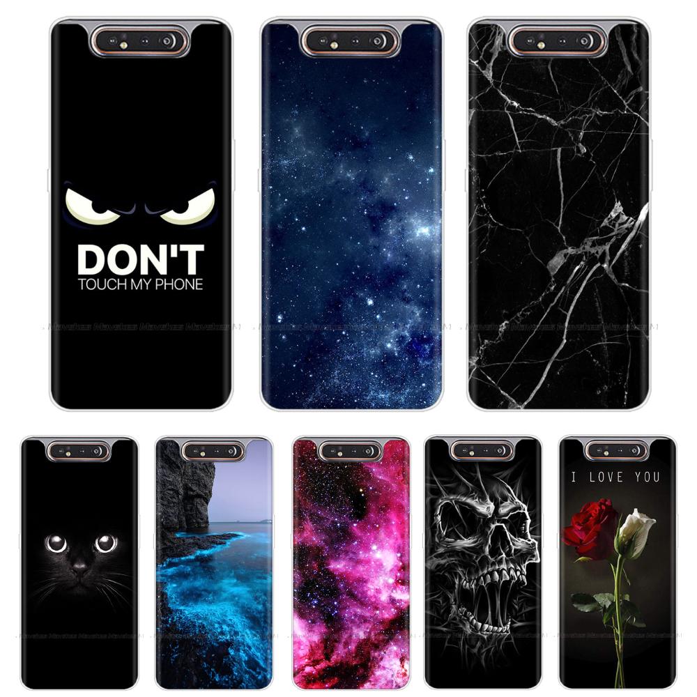 Buy 6 .7 ''For Samsung Galaxy A80 Case Silicone Soft Tpu Back Cover For