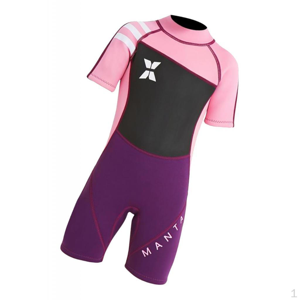 

-Piece Scuba Diving Short Sleeve Wetsuit ree Swimming Fullsuit XL