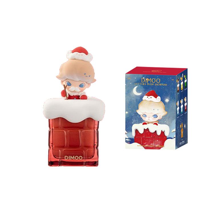 New POP MART DIMOO Snowman's Letter Collection, Fragrance Candle 2023 Theme Mystery Boxes Single Mystery Box/Full Box 6 Pcs PPMT-2311-0074