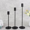 Retro Nordic-Style Wrought Iron European Candlestick for Christmas and Weddings