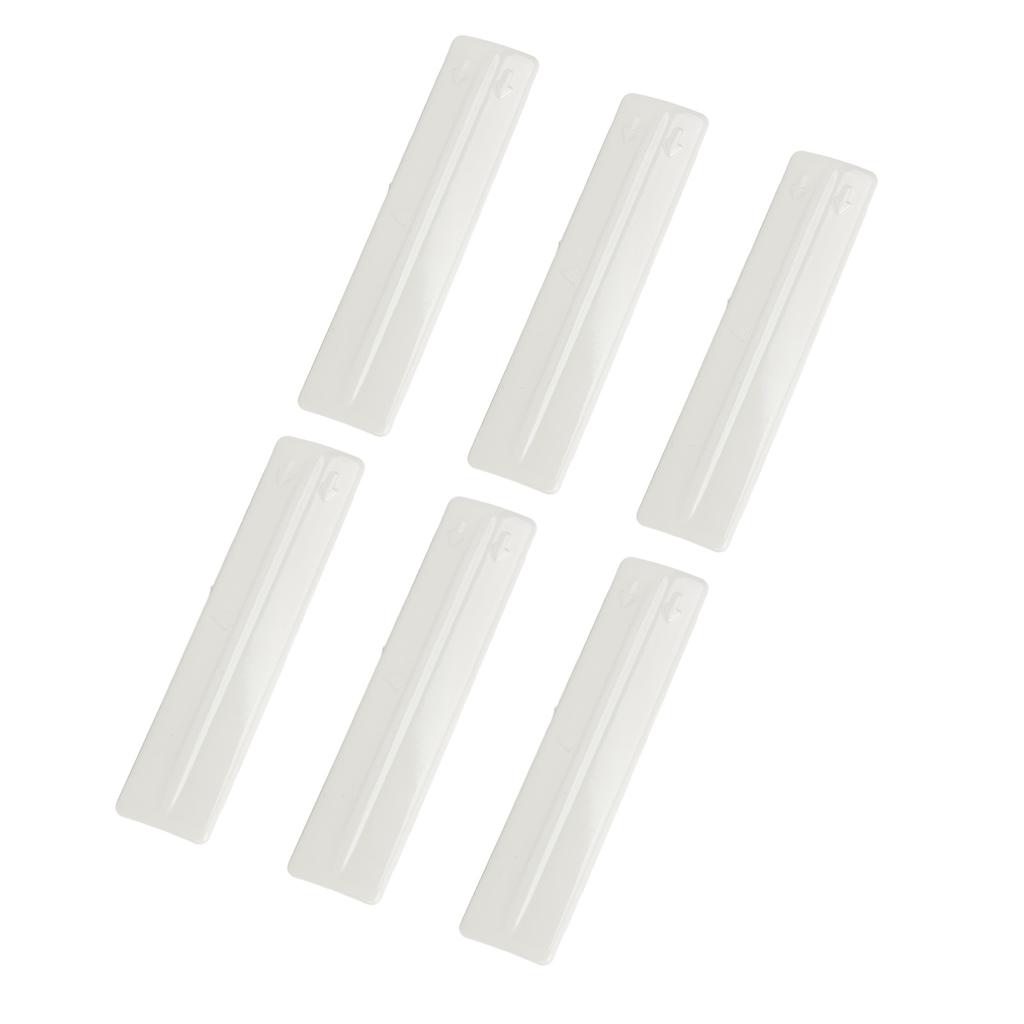 6PCS Roof Rack Removal Cover High Strength ABS Roof Drip Rack Molding Trim Clips Set for Fj Cruiser 2007‑2014 White OE: