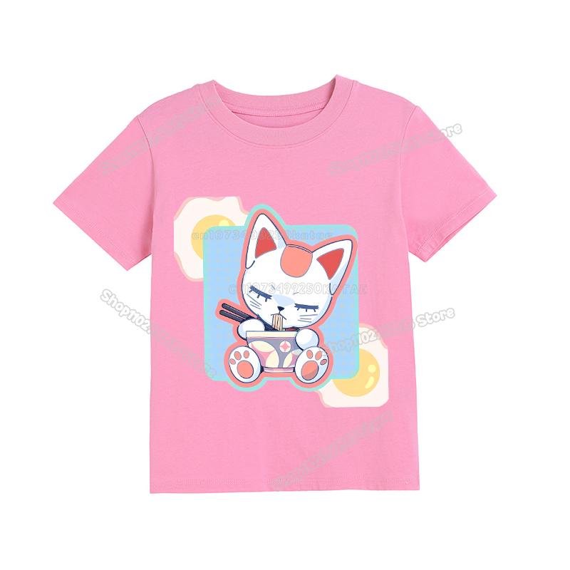 Dandadan Children T Shirt Boy Girl Summer Clothes Anime Movie Kids Short Sleeve Tee Shirt Cartoon Casuall Toddler Cotton Tops