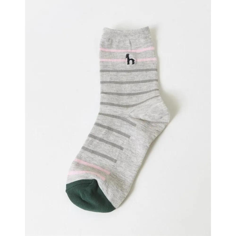 [26FW] [Gift Recommendation] Puppy Embroidery Mid-Length Socks 3-Piece Set HISS6F300G2