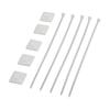 200Pcs Nylon   High Temperature Resistant Strong Nylon Self Locking Cable   with Mounts for Cable Fence