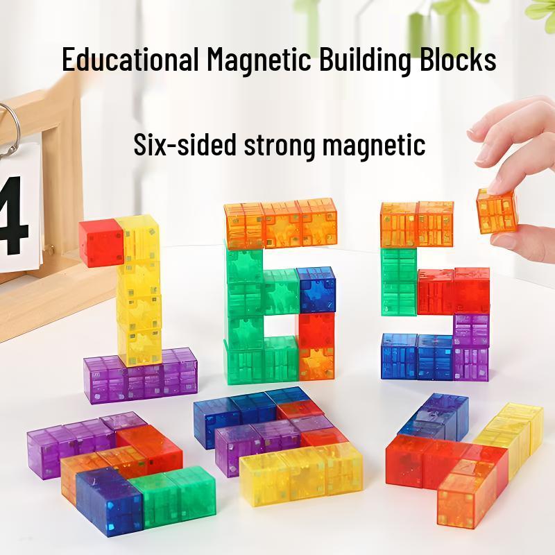 Cub magnetic de geometrie: Blocuri Educative Versatile pentru Învățarea Matematicii Timpurii la Copii