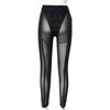 Bobbi K21PT668 Multi-color Women's European & American 2021 Fall/Winter Fashion Tight See-through Mesh Leggings