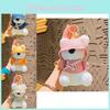 Cute Plush Dog Keychain Adorable Creative Couple Gift For Bags And Cars