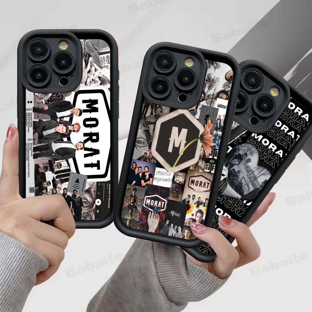 M-Morat Band Phone Case For IPhone 17 16 15 13 11 12 14 Pro Max Plus Silicone Cover Shell