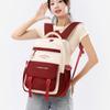 New Simple Letter Portable Travel Backpacks Large Capacity High Value Dirt-resistant Middle School Girls Schoolbag College Student Waterproof Book Bag