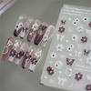 1pcs 5D Rhinestones Gold Silver Irregular Pattern Nail Sticker Simple Design Adhesive Slider Nail Art Decoration Decals Supplies