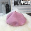 Soft Wool Warm Beret For Women Autumn Winter Fashion Trendy Hat Beret