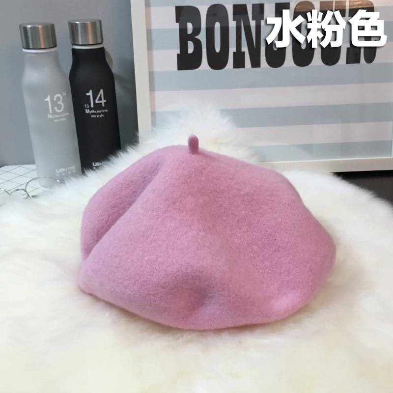 Warm Wool Soft Beret For Women Autumn Winter Fashion Trendy Hat Beret