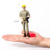 People Miniature Figures Blue collar White collar Firefighter Police Doctor Soldier Fireman Chef Teacher Action Figure Kids toys