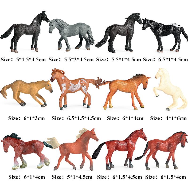 Oenux Montessori Toy Wild Farm Dinosaur Ocean Cat Animals Model Action Figure Zoo Figurines Cute Miniature Education Kid Gift