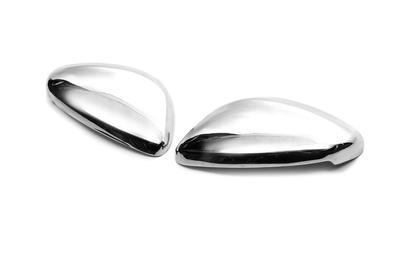 Covers for Mirrors (2 Pcs, Stainless Steel) for Peugeot 208 2019-