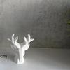 Large and Small Elk Ornaments Silicone Mold Wall Hanging Plaster Ornaments Christmas Elk Shaped Decorative Mold Home Decoration