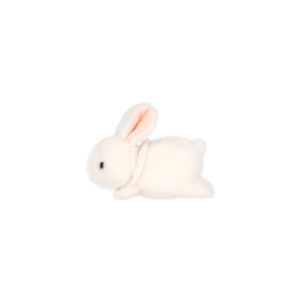 Sanei Boeki Chimoshi Rabbits Plush Toy White 9x14x11cm Soft Stuffed Animal