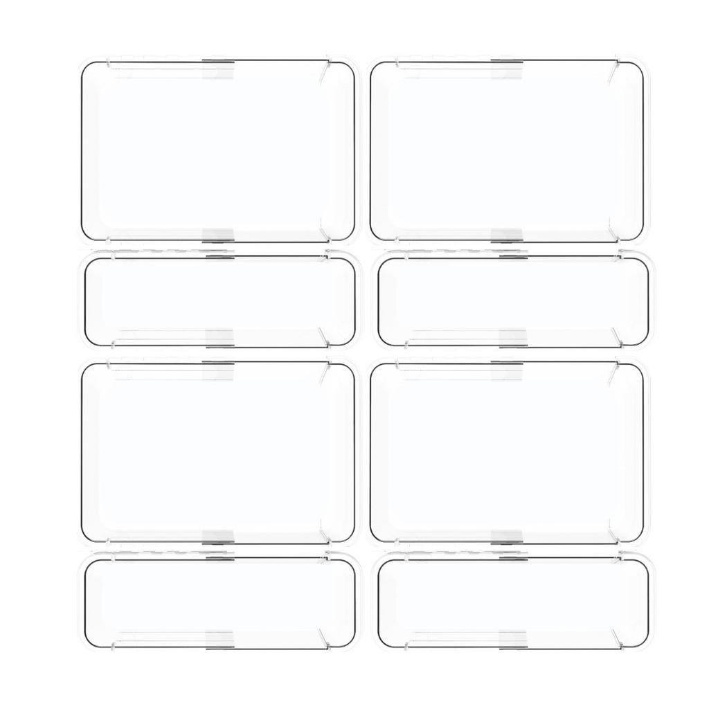 Transparent Drawer Partition Storage Box Freely Extendable and Stackable Storage Box Desktop for Organizing Sundries Storage Compartment Box