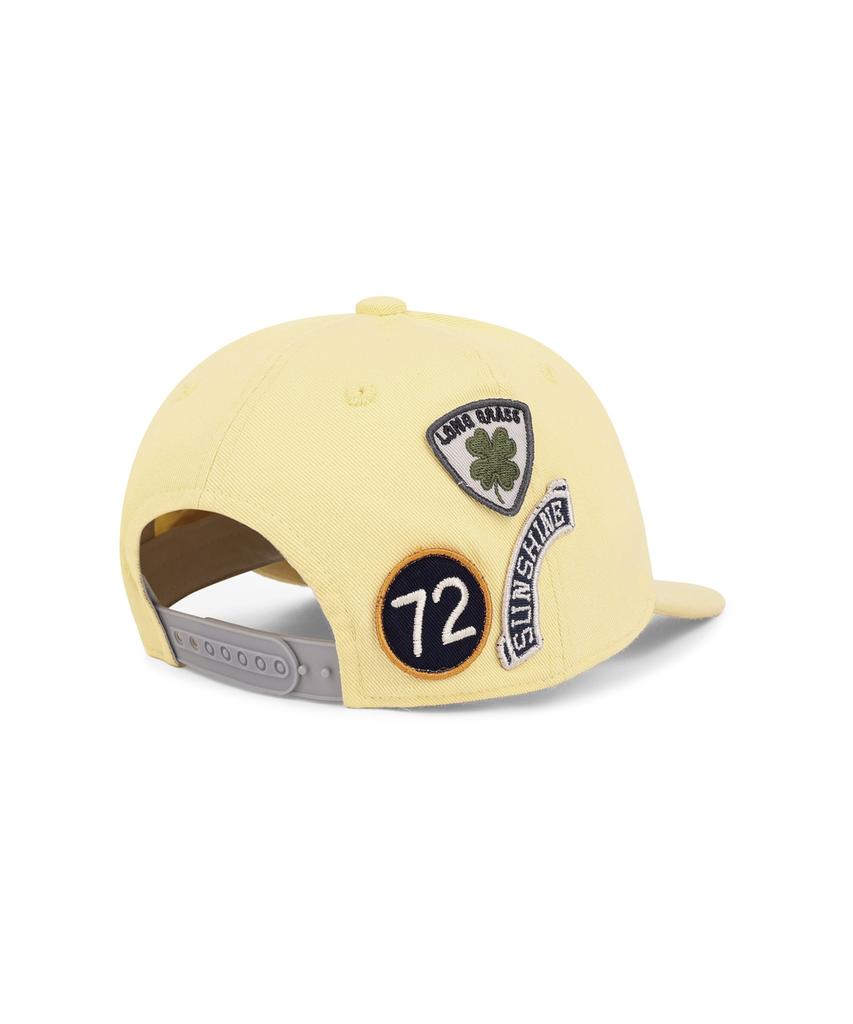 Sseonleobeutueo Multi Patch Trucker Cap Yellow