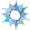 Nordic Star Cotton Triangle Flag Banner for Wedding or Kindergarten Decor