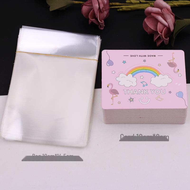 

Карточка-бирка для украшений ручной работы и заколок - 8 см x 10 см Упаковка для закусок Складная карточка