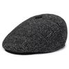 Aged Winter Middle Elderly People Hat Thickened Keep Warm Retro Shade Breathable